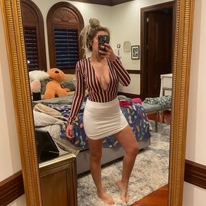 Striped Body Suit